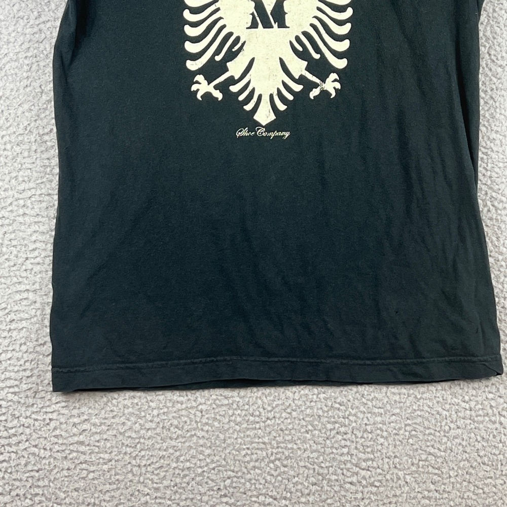 VTG Macbeth Shoe Company T-Shirt Mens Small Black Eagle Logo Blink 182 Made USA - Picture 6 of 14